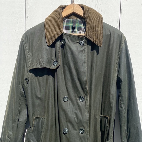 Vintage Barbour A60 Trench Coat Size Xl 